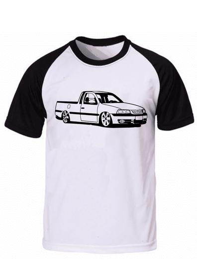 Imagem de Camiseta camisa masculina carro rebaixado saveiro G3 fixa