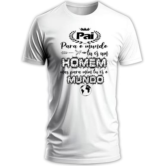 Imagem de Camiseta camisa masculina dia dos pais melhor pai do mundo papai