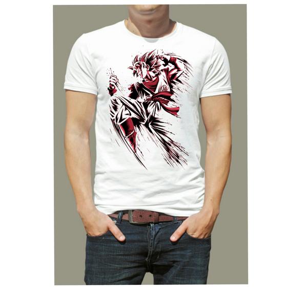 Imagem de Camiseta camisa masculina geek anime goku Dragon ball z
