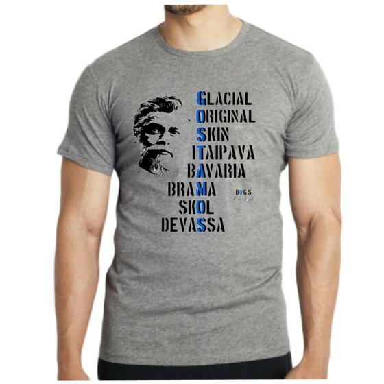 Imagem de Camiseta camisa masculina gostamos cerveja meme pinga bêbado