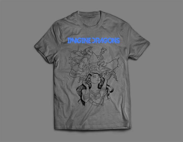 Imagem de Camiseta / Camisa Masculina Imagine Dragons Indie Rock