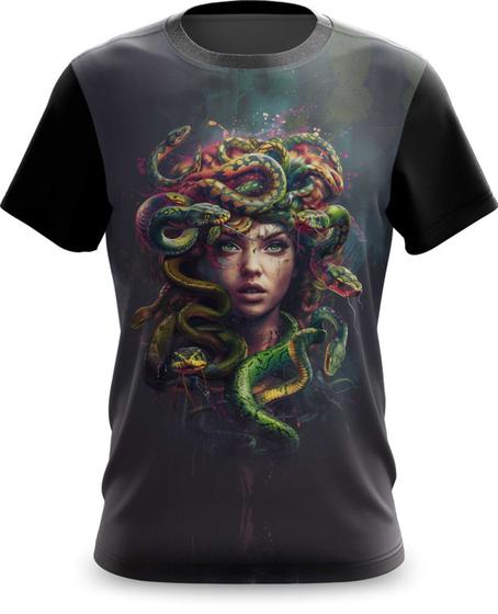 Imagem de Camiseta Camisa Medusa Realista e Atraente