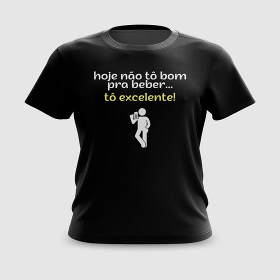 Imagem de Camiseta Camisa Não Tô Bem Pra Beber Carnaval Meme