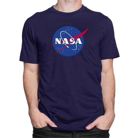 Imagem de Camiseta Camisa Nasa + Adesivo Tshirt Moda Nerd Geek