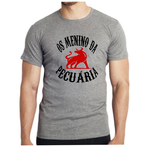 Imagem de Camiseta camisa os menino da pecuária agro boi