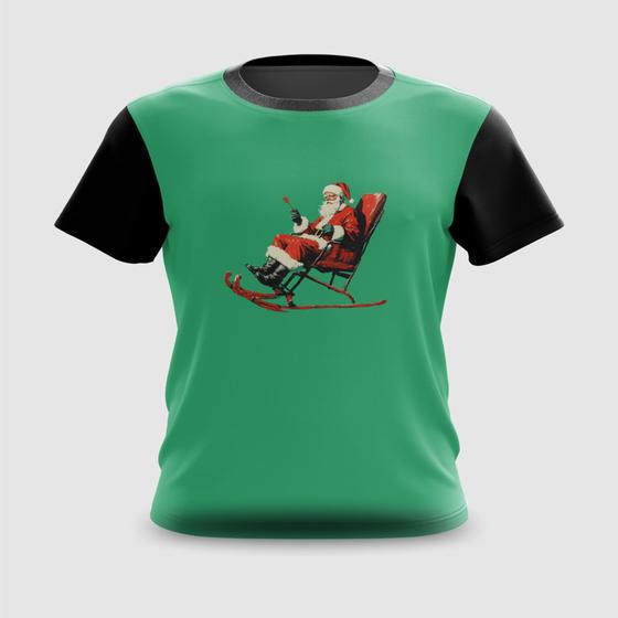 Imagem de Camiseta Camisa Papai Noel com Trenó Natal