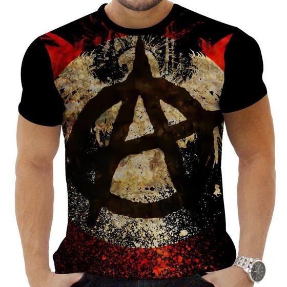 Imagem de Camiseta Camisa Personalizada Anarquia Punk Rock Hd 5_x000D_