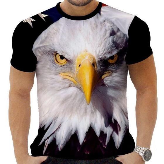 Imagem de Camiseta Camisa Personalizada Animais Aguia_x000D_