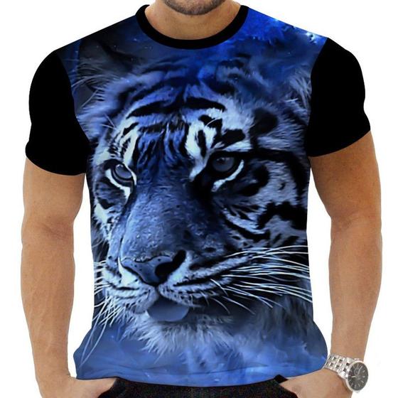 Imagem de Camiseta Camisa Personalizada Animais Tigre 1_x000D_