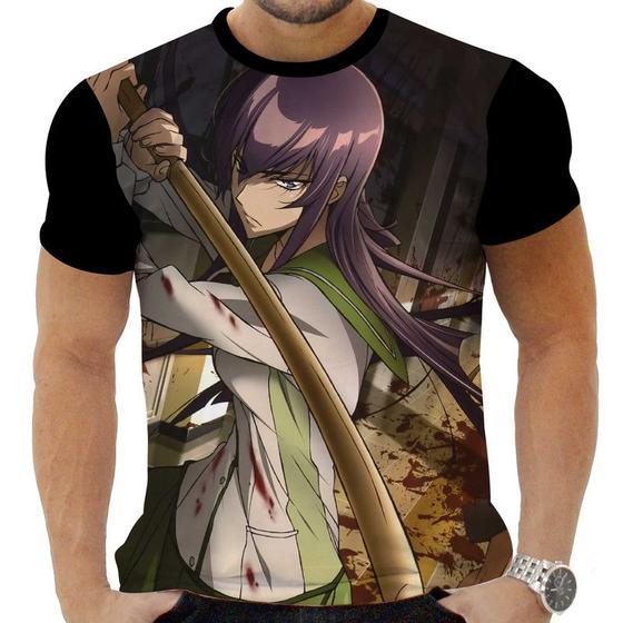 Imagem de Camiseta Camisa Personalizada Anime Aijin Azul Espada Clássico 01_x000D_