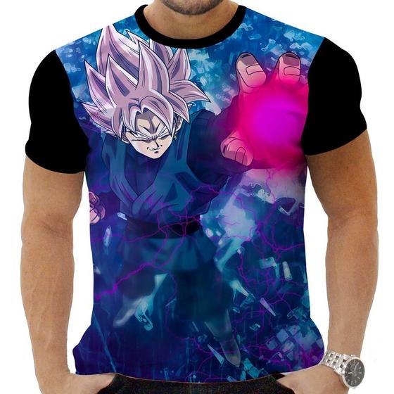 Imagem de Camiseta Camisa Personalizada Anime Clássico Dragon Ball Goku Black 11_x000D_