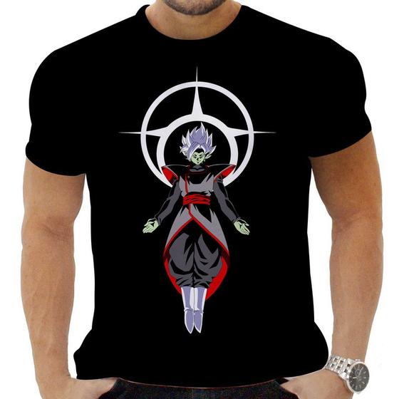 Imagem de Camiseta Camisa Personalizada Anime Clássico Dragon Ball Goku Black 18_x000D_