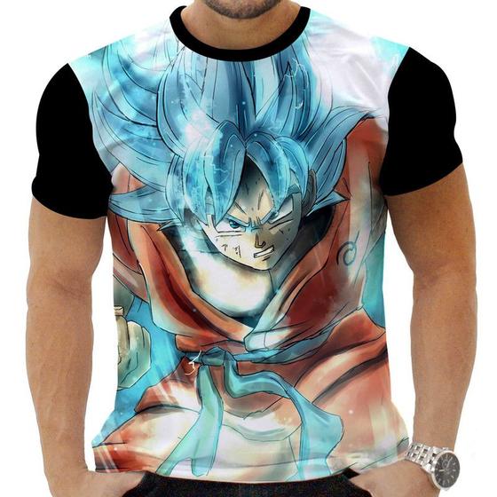 Imagem de Camiseta Camisa Personalizada Anime Clássico Dragon Ball Goku Super Saiyajin 13_x000D_