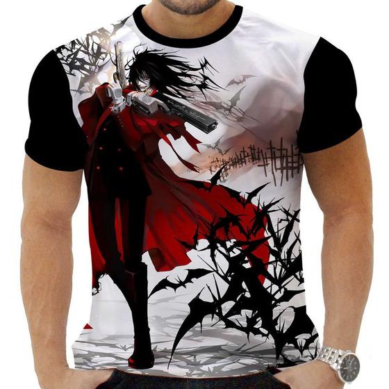 Imagem de Camiseta Camisa Personalizada Anime Clássico Hellsing Vampiro 03_x000D_