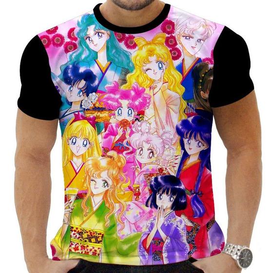 Imagem de Camiseta Camisa Personalizada Anime Clássico Mágico Sailor Moon 06_x000D_