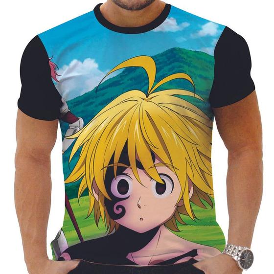 Imagem de Camiseta Camisa Personalizada Anime Clássico Sete Pecados Capitais 03_x000D_