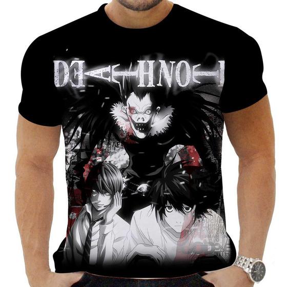 Imagem de Camiseta Camisa Personalizada Anime Death Note Ryuk Yagami L 06_x000D_