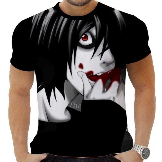 Imagem de Camiseta Camisa Personalizada Anime Death Note Ryuk Yagami L 07_x000D_