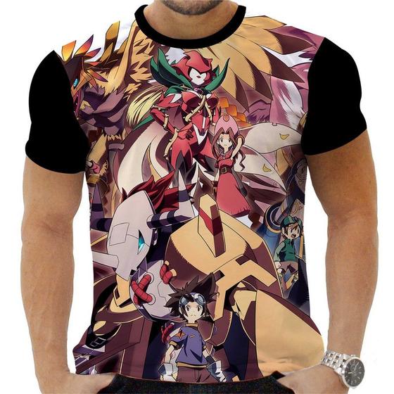 Imagem de Camiseta Camisa Personalizada Anime Digimon Desenho Clássico 03_x000D_