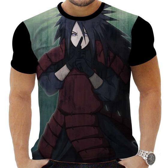 Imagem de Camiseta Camisa Personalizada Anime Naruto Madara Uchiha 03_x000D_