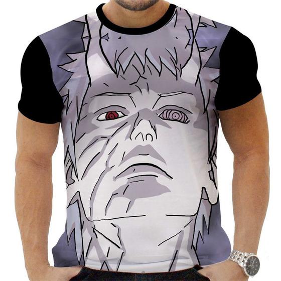 Imagem de Camiseta Camisa Personalizada Anime Naruto Obito Uchiha 05_x000D_