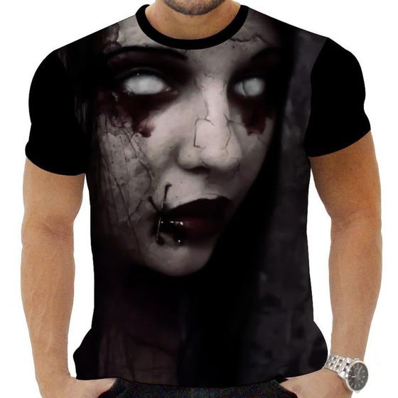 Imagem de Camiseta Camisa Personalizada Caveira Mexicana Rock 12_x000D_