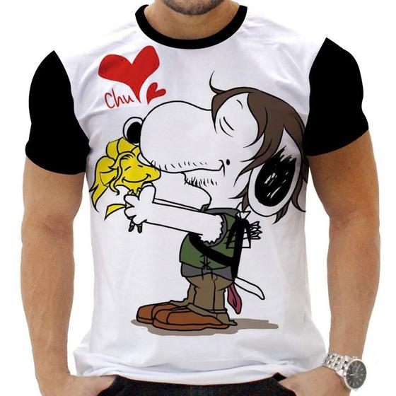 Imagem de Camiseta Camisa Personalizada Desenhos Snoopy 5_x000D_