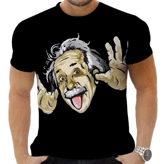 Imagem de Camiseta Camisa Personalizada Famosos Albert Ainsten 3_x000D_