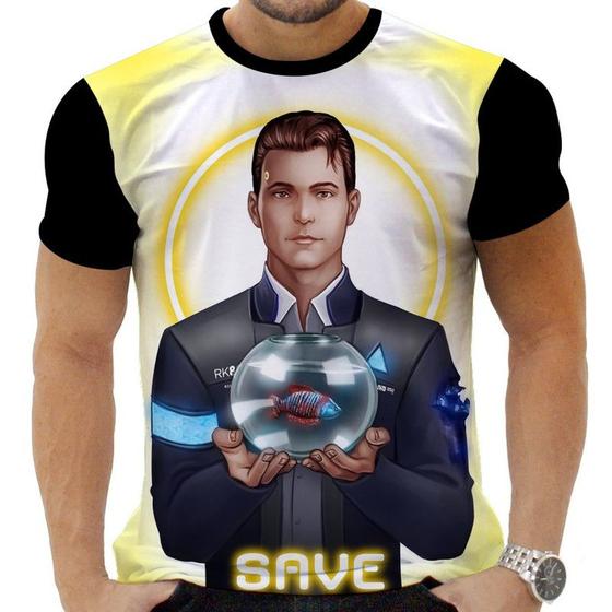 Imagem de Camiseta Camisa Personalizada Game Detroit Become Human 8_x000D_