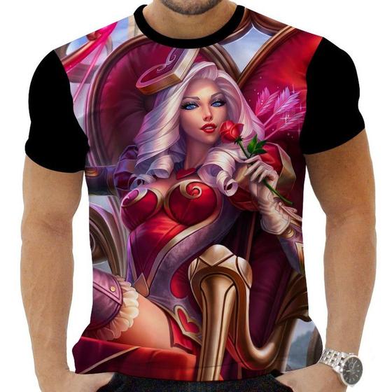 Imagem de Camiseta Camisa Personalizada Game Lol Ashe_x000D_