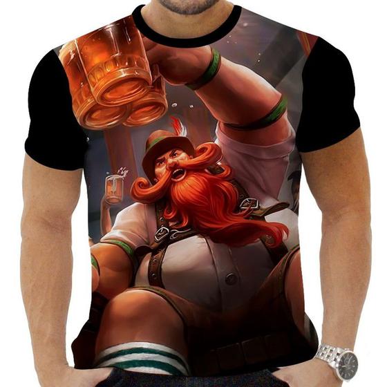 Imagem de Camiseta Camisa Personalizada Game Lol Gragas_x000D_