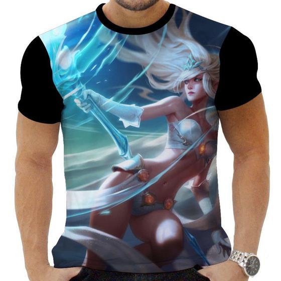 Imagem de Camiseta Camisa Personalizada Game Lol Janna_x000D_