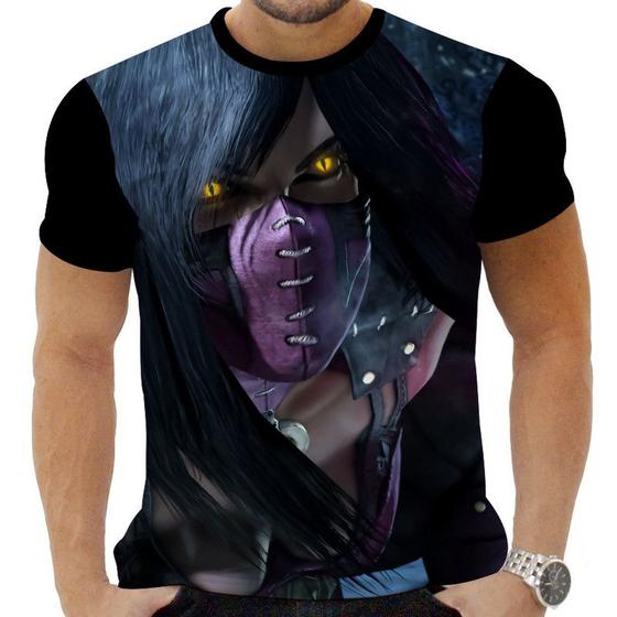 Imagem de Camiseta Camisa Personalizada Game Mortal Kombat Mileena 7_x000D_