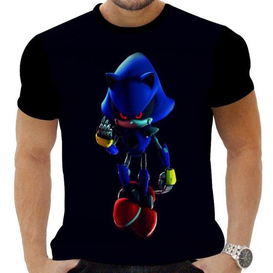 Imagem de Camiseta Camisa Personalizada Game Sonic 4_x000D_