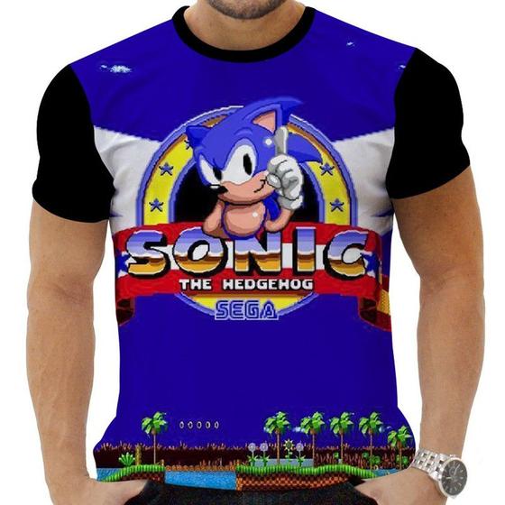 Imagem de Camiseta Camisa Personalizada Game Sonic 7_x000D_