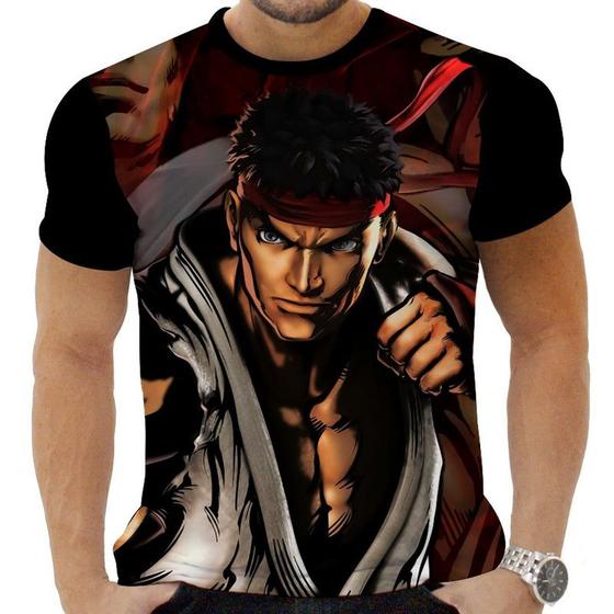 Imagem de Camiseta Camisa Personalizada Game Street Fighter Ryu 2_x000D_