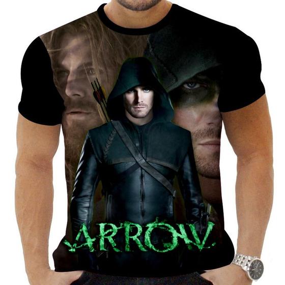 Imagem de Camiseta Camisa Personalizada Herois Arrow 7_x000D_