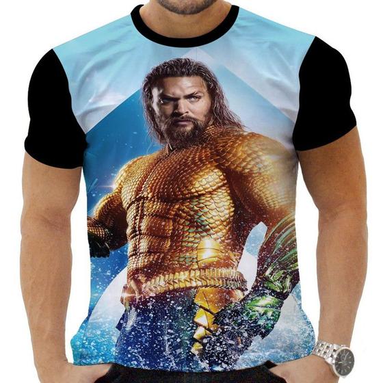 Imagem de Camiseta Camisa Personalizada Herois Filme Aquaman 5_x000D_