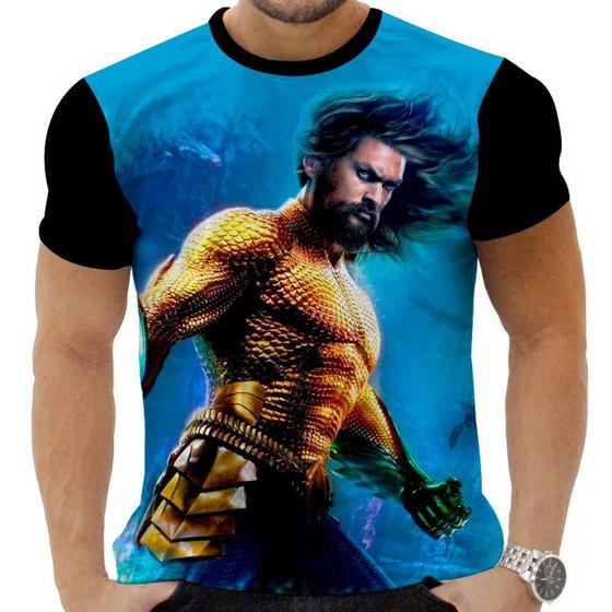 Imagem de Camiseta Camisa Personalizada Herois Filme Aquaman 6_x000D_