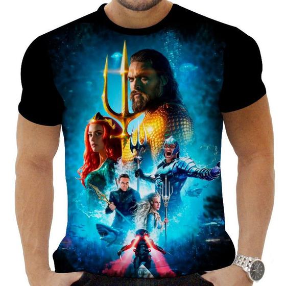 Imagem de Camiseta Camisa Personalizada Herois Filme Aquaman 8_x000D_