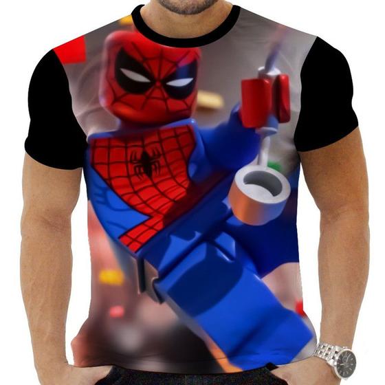 Imagem de Camiseta Camisa Personalizada Herois Homem Aranha 9_x000D_