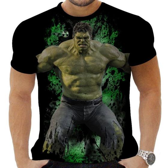 Imagem de Camiseta Camisa Personalizada Herois Hulk 23_x000D_