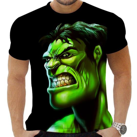 Imagem de Camiseta Camisa Personalizada Herois Hulk 8_x000D_