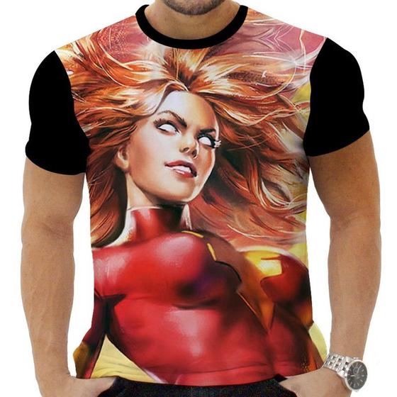 Imagem de Camiseta Camisa Personalizada Herois Jean Grey 5_x000D_