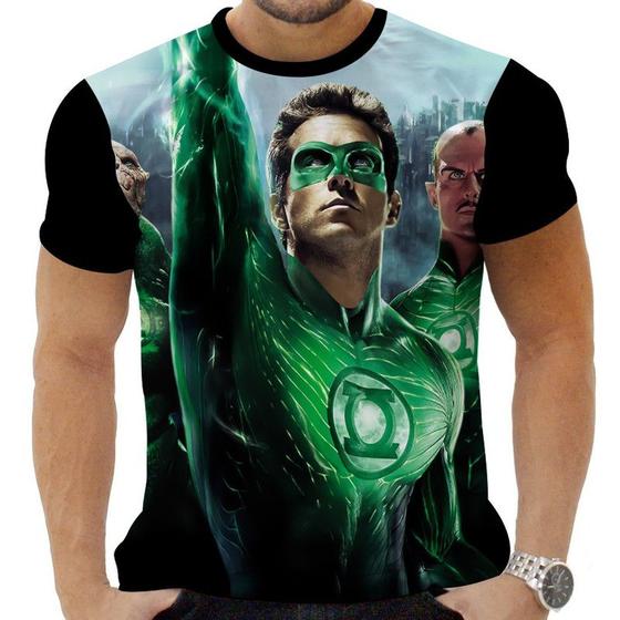 Imagem de Camiseta Camisa Personalizada Herois Lanterna Verde 9_x000D_