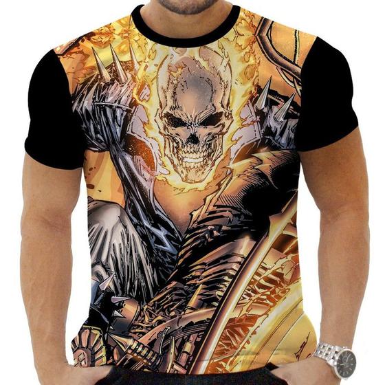 Imagem de Camiseta Camisa Personalizada Herois Motoqueiro Fantasma 3_x000D_