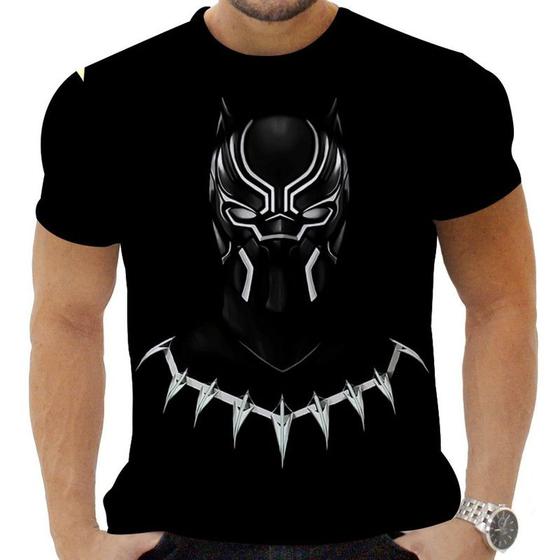 Imagem de Camiseta Camisa Personalizada Herois Pantera Negra 1_x000D_