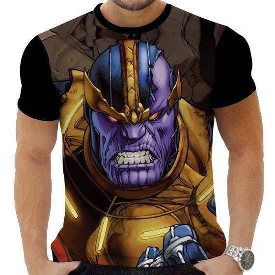 Imagem de Camiseta Camisa Personalizada Herois Thanos 9_x000D_