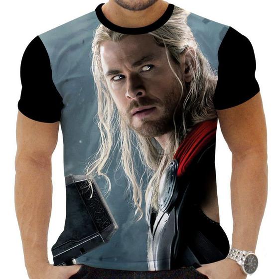 Imagem de Camiseta Camisa Personalizada Herois Thor 12_x000D_