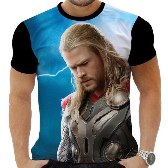 Imagem de Camiseta Camisa Personalizada Herois Thor 16_x000D_